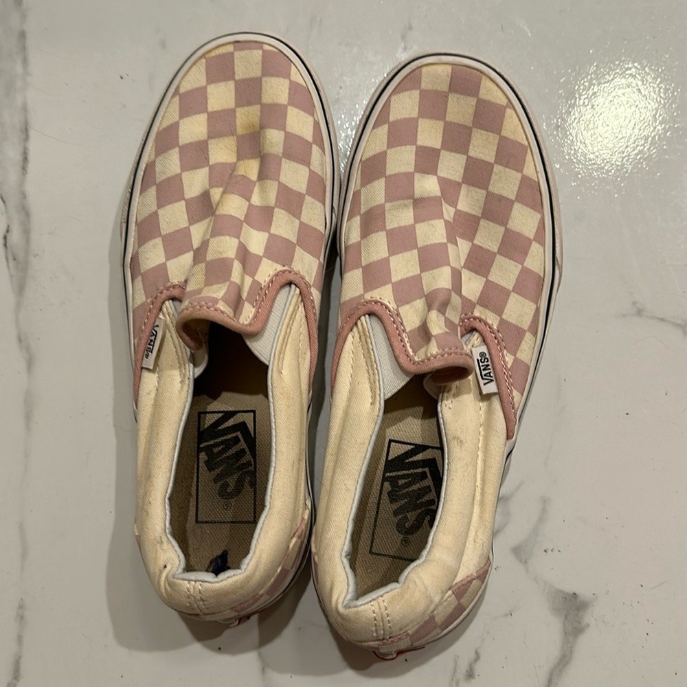 Vans Pink Checkered